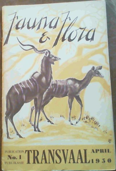 Fauna & Flora Transvaal, Number 1