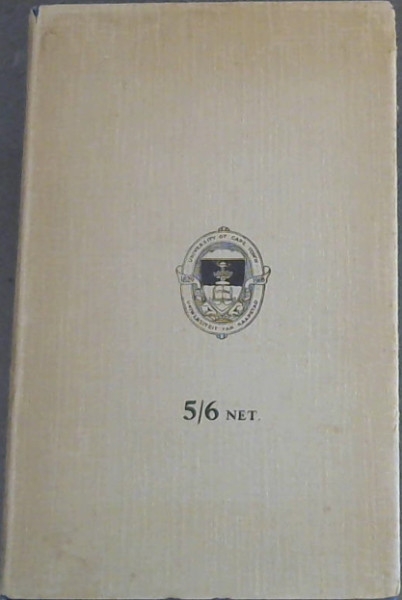 The South African College and the University of Cape Town, 1829-1929