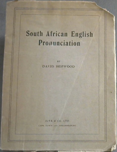South African English Pronunciation