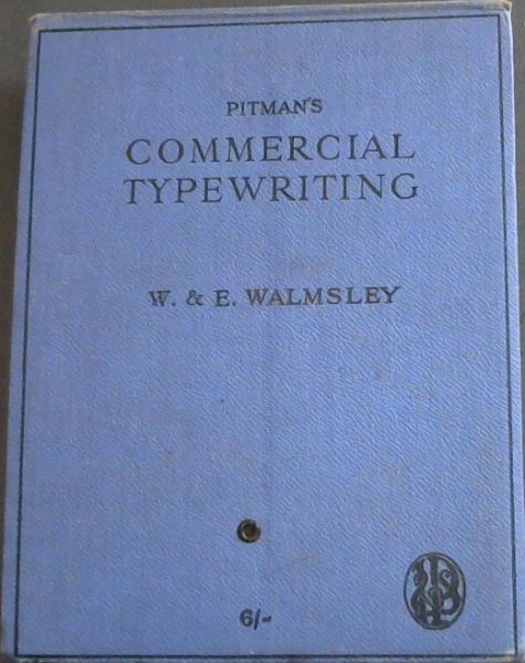 Pitman's Commercial Typewriting