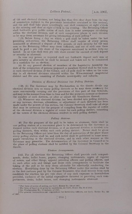 Statute Law of the Transvaal 1839-1910: Vol. III - 1907-1910 (Responsible Government) and Index