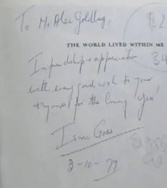 The World Lived Within Me