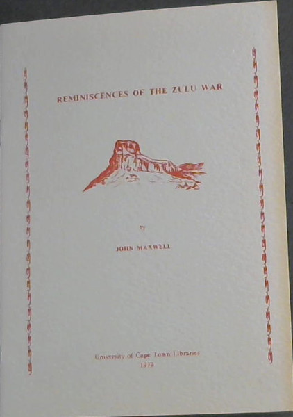 Image for Reminiscences of the Zulu War Reminiscences of the Zulu War