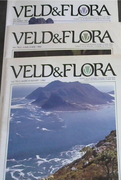 Veld & Flora. Vol. 79 No. 1 to 3
