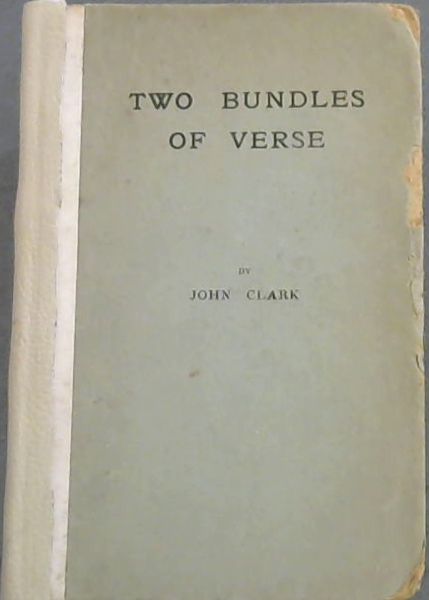 Image for Two Bundles of Verse Two Bundles of Verse