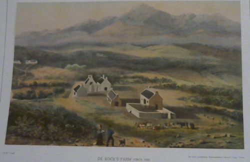 4 Scenes Around Cape Peninsula (c.1839) - Reproduction Set