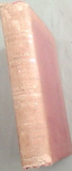 The Ideal Life and other Unpublished Addresses