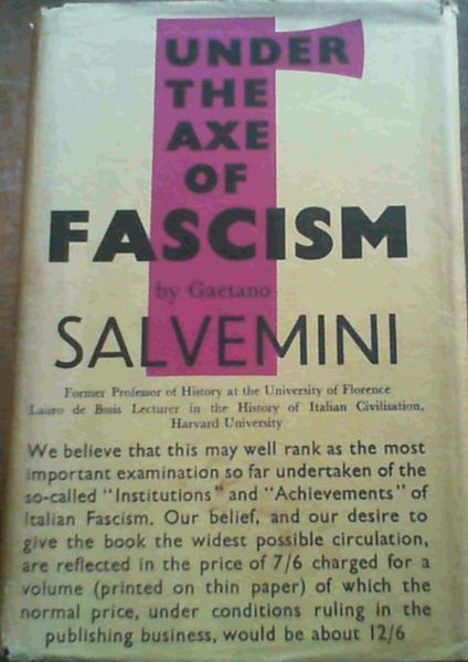 Under The Axe Of Fascism