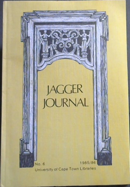 Jagger Journal No. 6 . 1985/86
