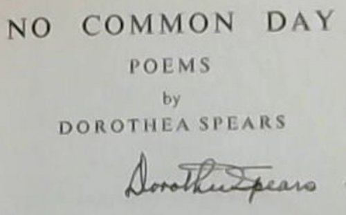 No Common Day : Poems