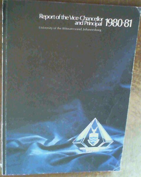 Report of the Vice-Chancellor and Principal, 1980-81