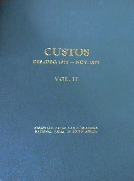 Custos Vol. 2 December 1972-November 1973