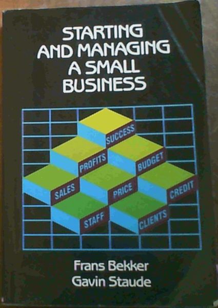 Starting and Managing a Small Business