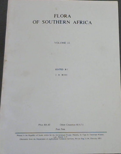 Flora of Southern Africa Volume 22 Only
