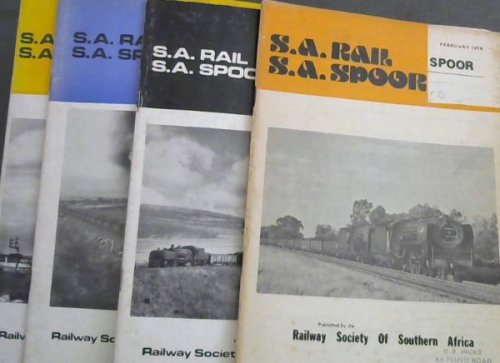 S.A. Rail / S.A. Spoor. Volume 17 No. 1, 3 to 6 (5 issues)