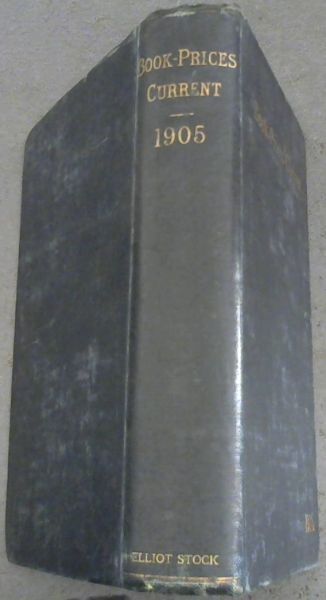 Book-Prices Current Vol.19 Only