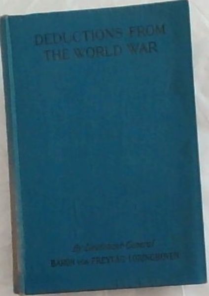 Image for Deductions From The World War Deductions From The World War