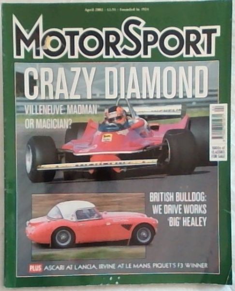 Motorsport April 2002, Gilles Villeneuve, Volume 78 No. 4