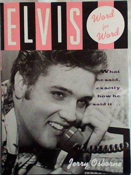 Image for Elvis: Word for Word Elvis: Word for Word