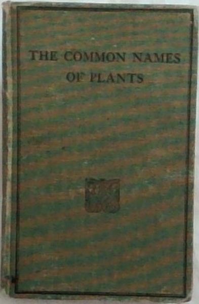 The Common Names Of Plants