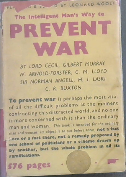 Image for The Intelligent Man's Way to Prevent War The Intelligent Man's Way to Prevent War