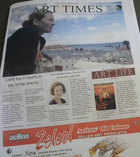 The South African Art Times. November 2009