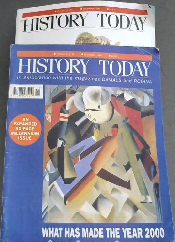 History Today. Volume 46 No. 11 & 12. Nov. & Dec. 1996