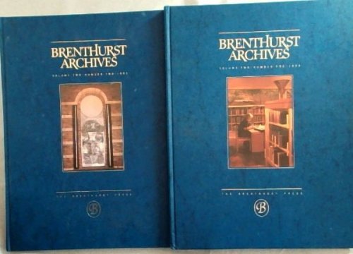 Brenthurst Archives Volume 2 part 1 & 2