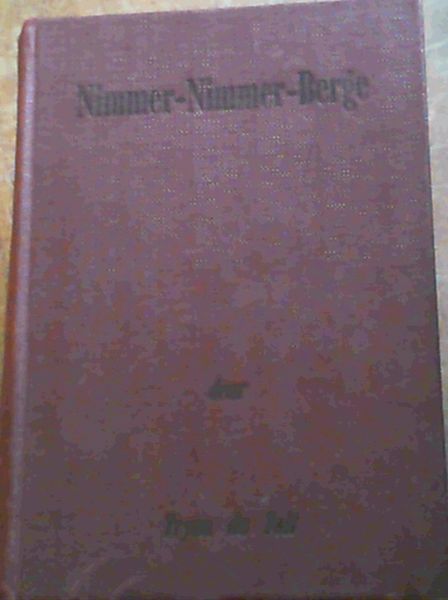 Image for Nimmer - Nimmer - Berg Nimmer - Nimmer - Berg