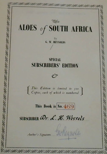 The Aloes of South Africa