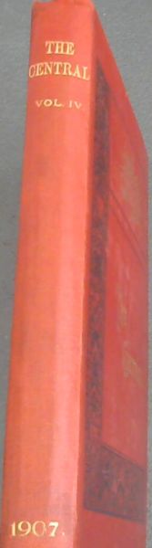 Image for The Central : Volume 6. edited on behalf of the City Guilds of London Central Technical College Old Students' Association The Central : Volume 6. edited on behalf of the City Guilds of London Central Technical College Old Students' Association