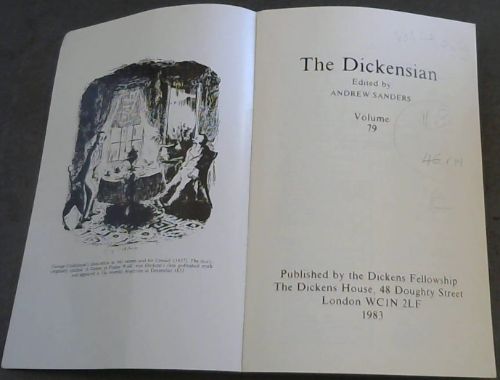 The Dickensian. Volume 79, 1983