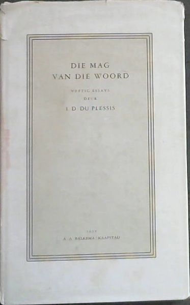 Die Mag Van Die Woord