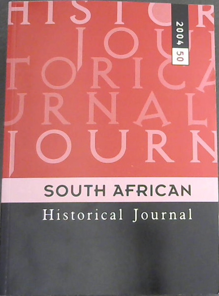 Image for South African HIstorical Journal South African HIstorical Journal
