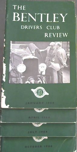 The Bentley Drivers Club Review . 4 Volumes, Jan, Apr. Jul. Oct. 1964.