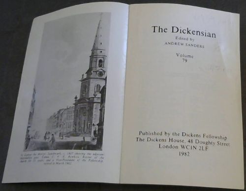 The Dickensian. Volume 79, 1982