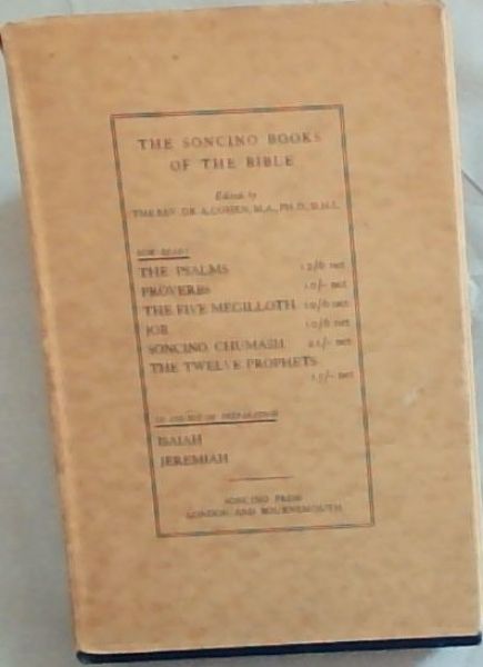 The Twelve Prophets: Hebrew text, English translation and commentary