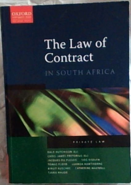 Image for The Law of Contract in South Africa The Law of Contract in South Africa