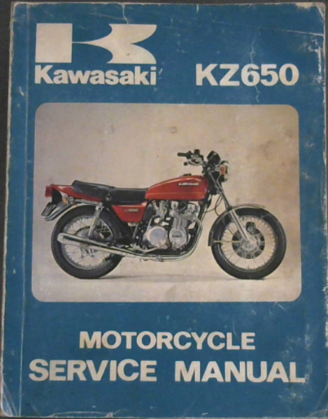 Kawasaki KZ650 - Motorcycle Service Manual (Part No. 99924-1001-03)