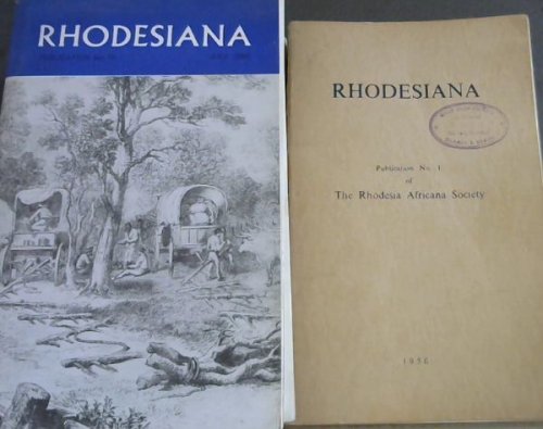 Rhodesiana Society - . Volumes 1-40. Complete