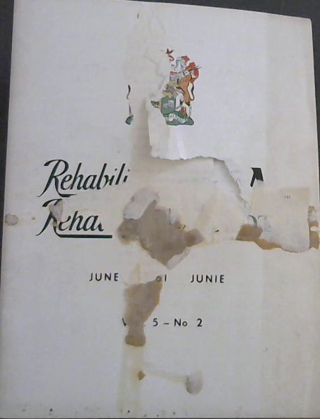Rehabilitation in S.A. / Rehabilitasie in S.A. : June 1961. Vol. 5 No. 2