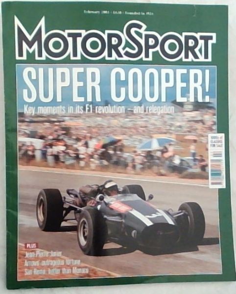 MotorSport: February 2003 Super Cooper! Vol.LXXIX No.2