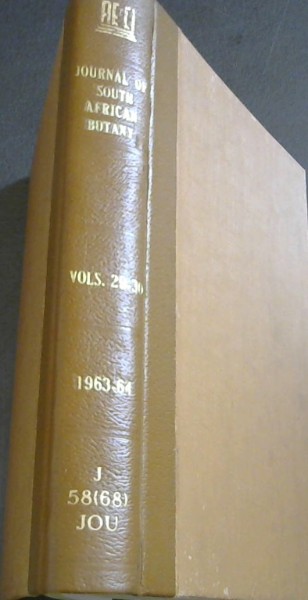 Journal of South African Botany (Volume 29-30)