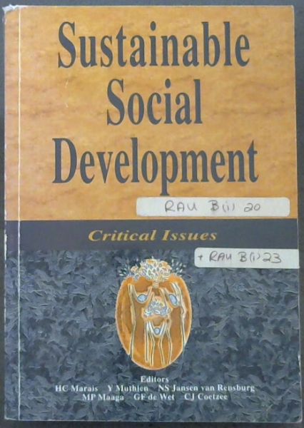 Sustainable Social Development : Critical Issues