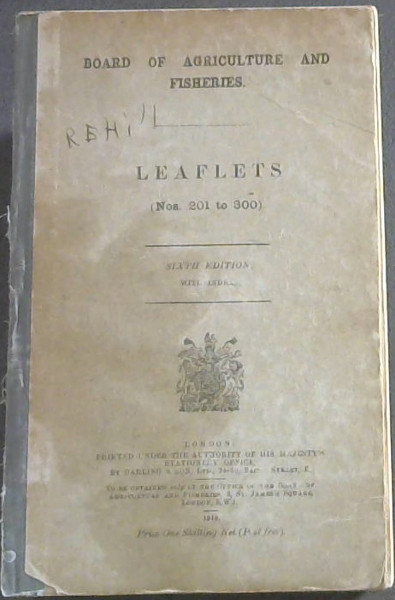 Board of Agriculture and Fisheries: Leaflets (No.201 to 300)