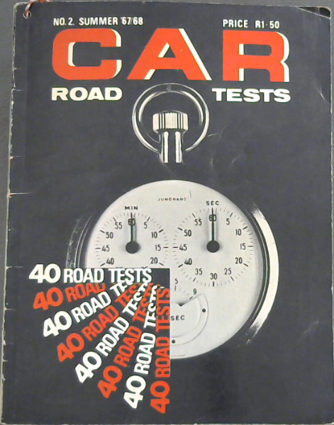Car The Motoring Journal Of Southern Africa Road Test Annual Number Two Summer 1967-68