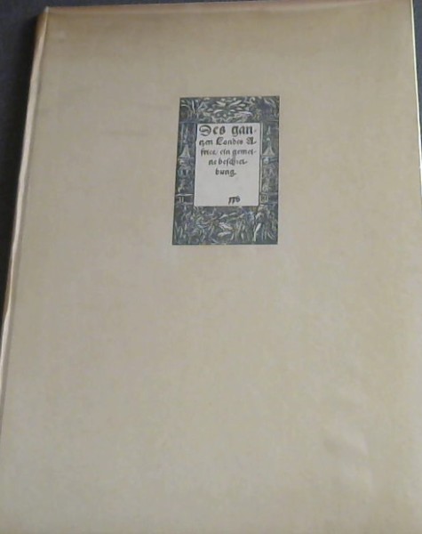 Des Gantzen Landts Africe/ ein gemeine beschreibung. Cosmographie Oder Beschreibung Aller Lander VI - Das sechsst buch der welt beschreibung . Africa mit seinen besunderen lendern - thieren und wunderbarlichen dingen (Willem Hiddingh reprint series / herdruk-reeks No 14)