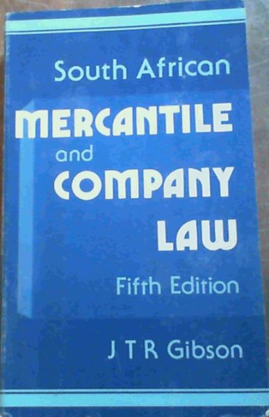 South African mercantile and company law