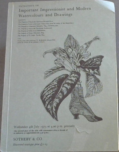 Catalogue of Impressionist and Modern Watercolours and Drawings
