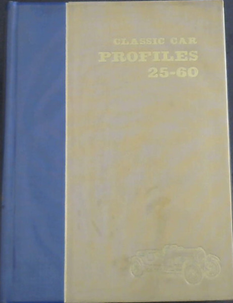 Classic Car Profiles Nos.25-60 only
